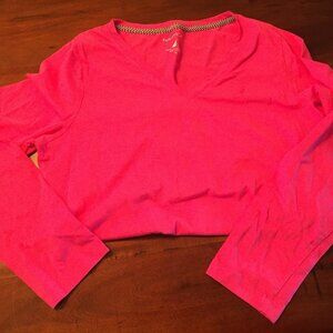 Nautica long sleeve tee shirt XL Fuchsia